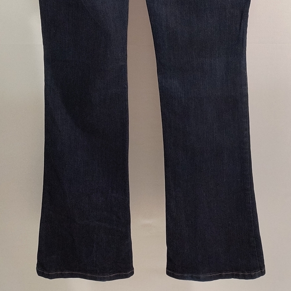 Guess Men's 31 Blue Ultra Low Boot Cut Jeans - Picture 6 of 12